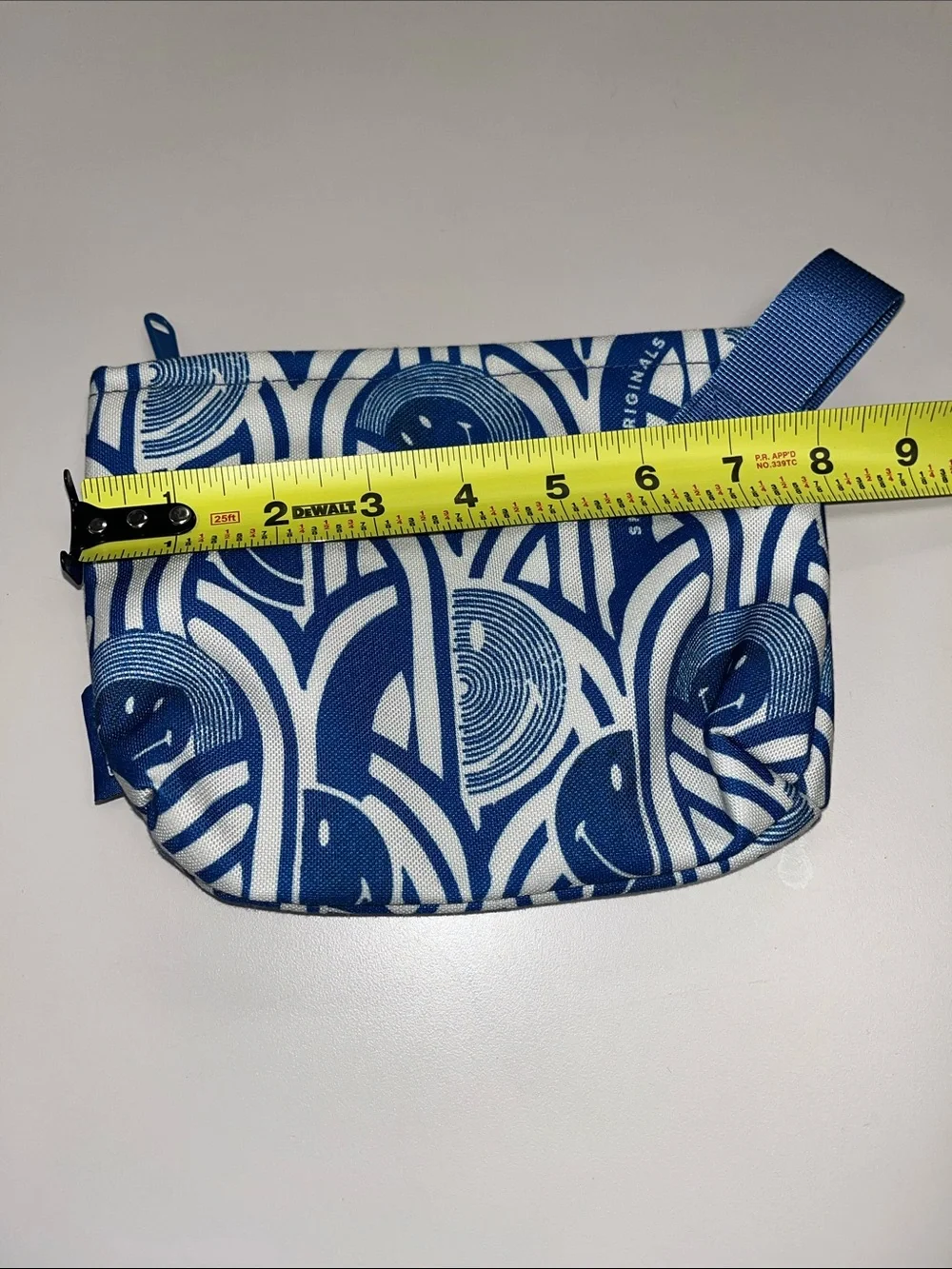 Starlux Blue Patterned Cosmetic Pouch